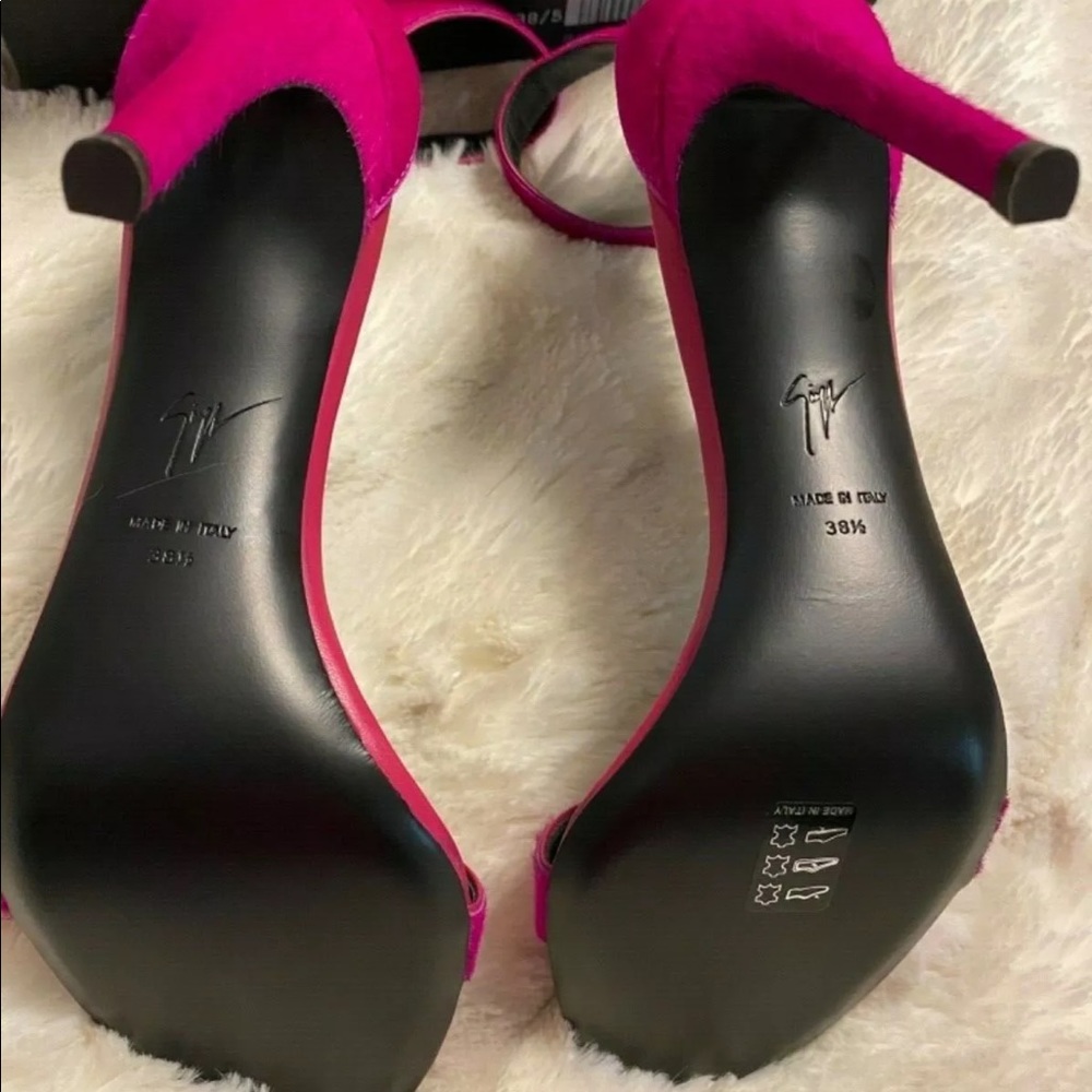 Giuseppe Zanotti Nereidi Hot Pink 105 Sandals 38.5 - Picture 11 of 11